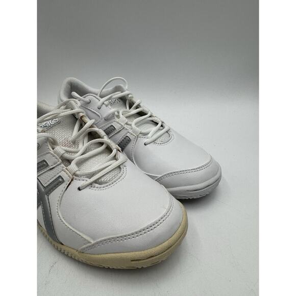 USED Asics TUMBLINA Women's Cheer Shoe White US Size 5.5 Medium NIB - Picture 2 of 11